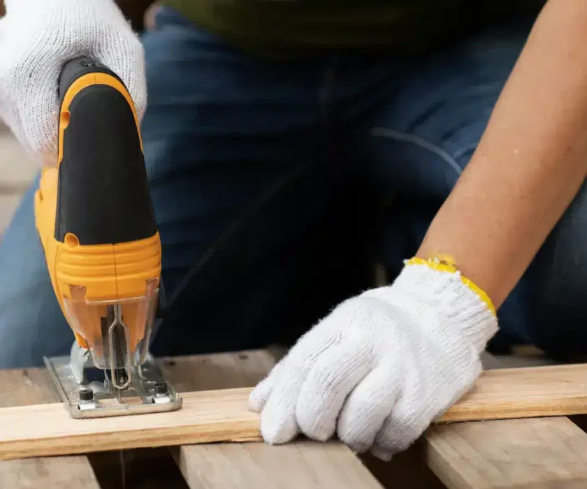 palet de madera en construccion